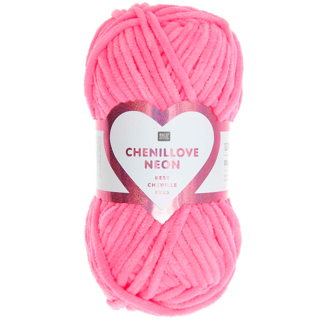 Rico Design Creative Chenillove DK 50g 55m Neon, verschiedene Farben - mahina