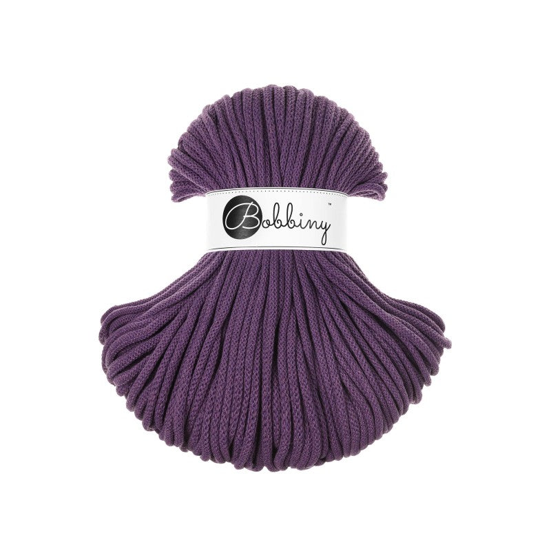 Bobbiny PREMIUM Flechtkordel 5mm geflochten Violet 100m - mahina