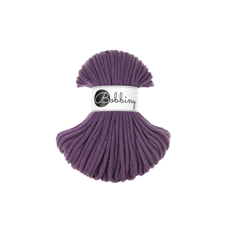 Bobbiny PREMIUM Flechtkordel 5mm geflochten Violet 50m - mahina