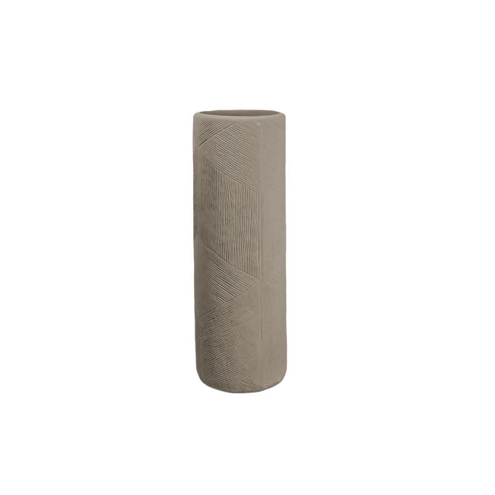 Leeff Vase "Victor" in taupe - mahina