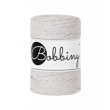 Bobbiny Makramee Garn 1,5mm 3ply Moonlight 100m - mahina