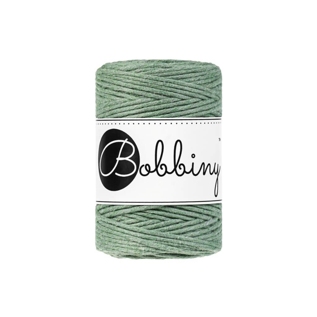 Bobbiny Makramee Garn 1,5mm gezwirnt Eucalyptus Green 100m - mahina