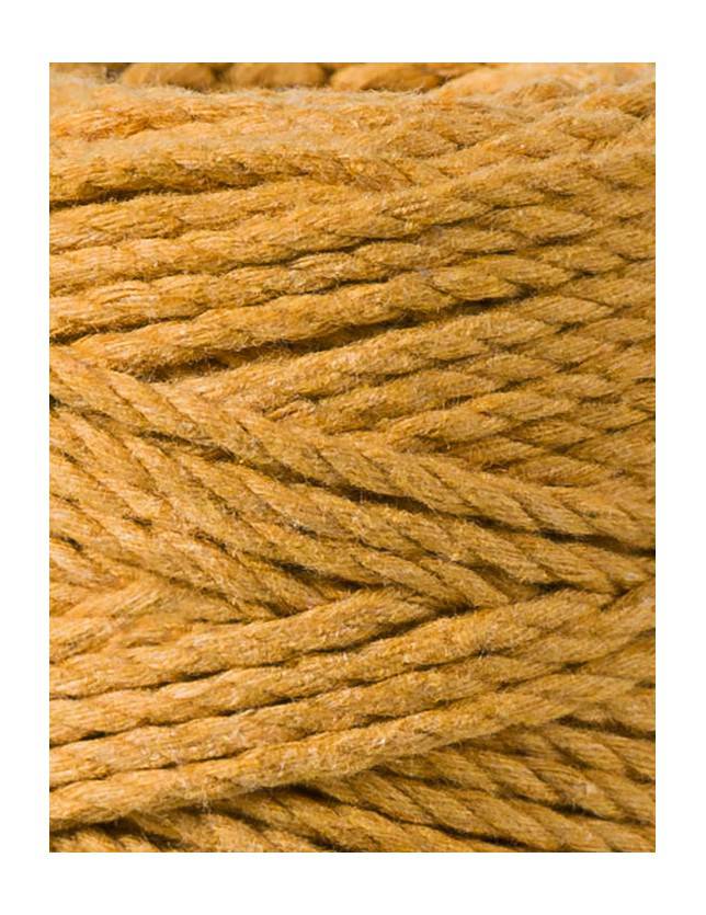 Bobbiny Makramee Garn 3mm 3ply Mustard 100m - mahina