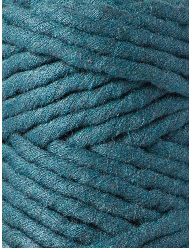 Bobbiny Makramee Garn 5mm gezwirnt Peacock Blue 100m - mahina