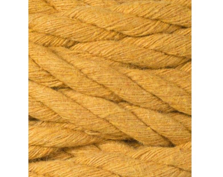 Bobbiny Makramee Garn 9mm 3ply Mustard 30m - mahina