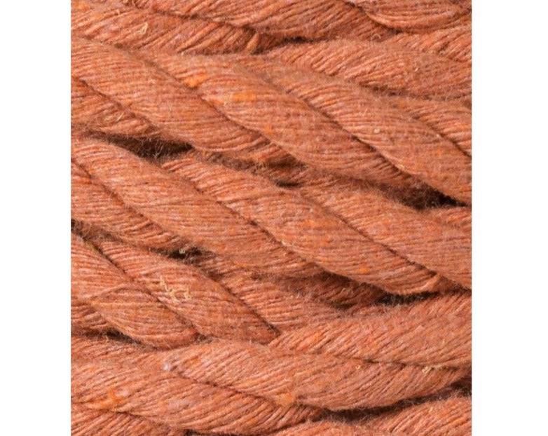 Bobbiny Makramee Garn 9mm 3ply Terracotta 30m - mahina