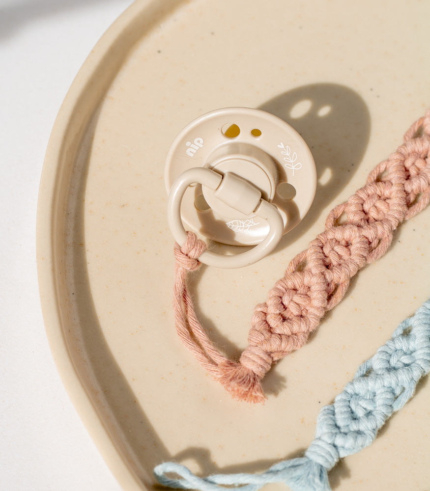 Anneau de dentition en coton Crochet fait à la main, lapin oiseau nuage  étoile éléphant DIY bébé sucette chaîne accessoires nouveau-né, jouet  cadeaux